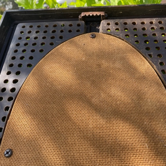 Vintage burwood faux cane mirror - Picture 3 of 3